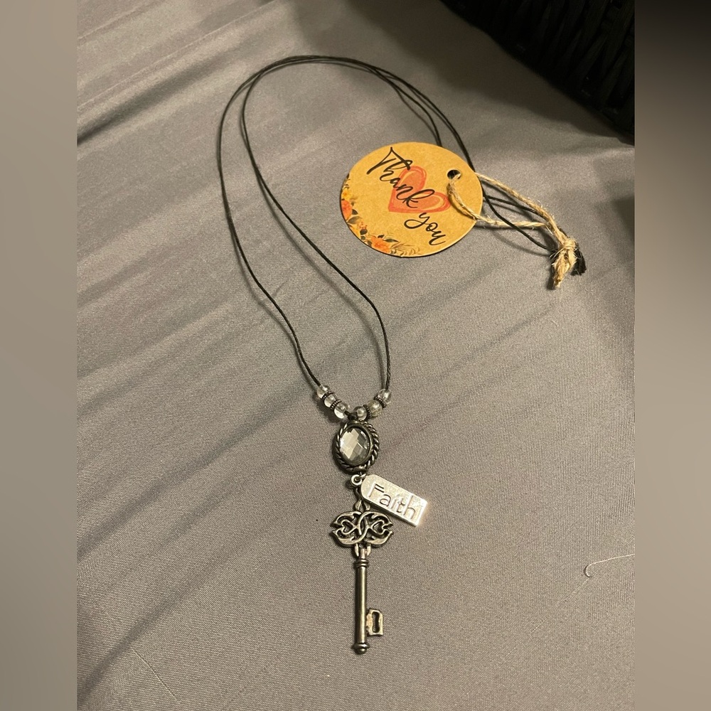 Faith is the Key necklace